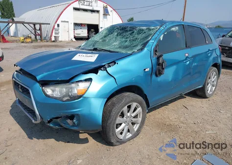 2014 Mitsubishi Outlander Sport Es from USA, damaged, VIN 4A4AR3AUXEE009563
